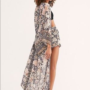 $217 NWT SPELL /& THE GYPSY COLLECTIVE Lily Maxi Kimono Size M//L Orig